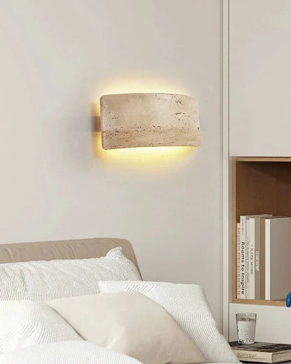 Lumiere | Outdoor Wall Light – Waterproof Travertine Design 2