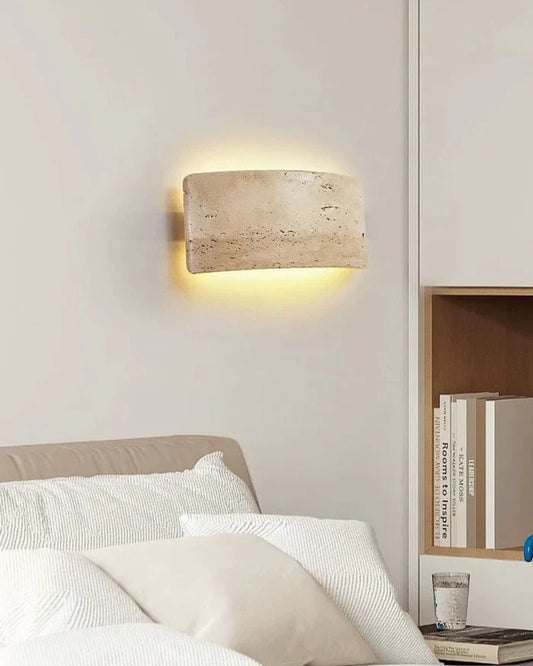 Lumiere | Outdoor Wall Light – Waterproof Travertine Design 2