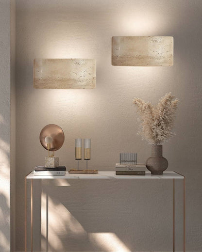 Lumiere | Outdoor Wall Light – Waterproof Travertine Design 5