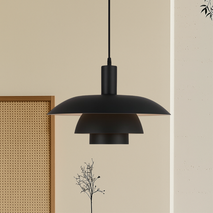 Lunara | Black Pendant Light – Modern Kitchen Pendant Lighting with LED Illumination 10
