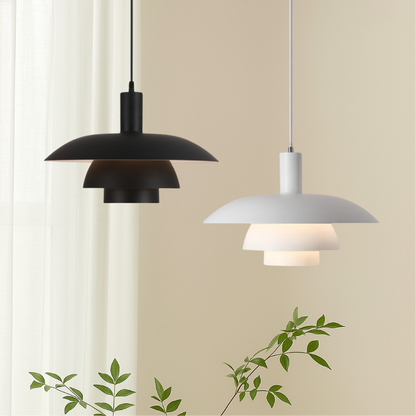 Lunara | Black Pendant Light – Modern Kitchen Pendant Lighting with LED Illumination 3