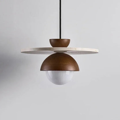 Lunara | Pendant Light – Elegant Walnut Wood Design for Kitchen Pendant Lighting 0
