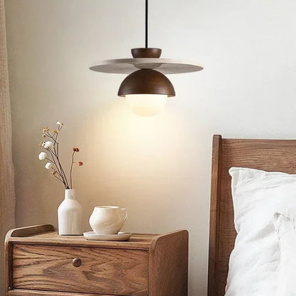 Lunara | Pendant Light – Elegant Walnut Wood Design for Kitchen Pendant Lighting 3