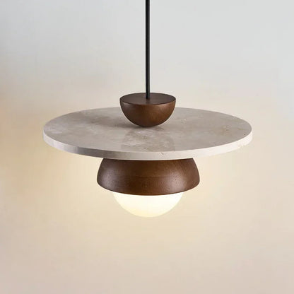 Lunara | Pendant Light – Elegant Walnut Wood Design for Kitchen Pendant Lighting 5