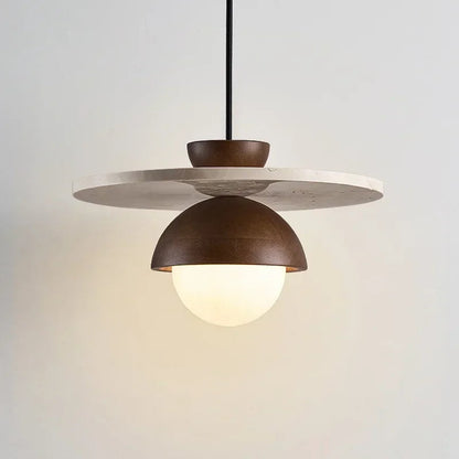 Lunara | Pendant Light – Elegant Walnut Wood Design for Kitchen Pendant Lighting 6