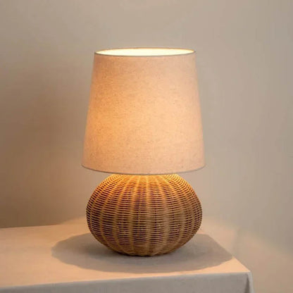 Lunara | Rattan Table Lamp – Handcrafted Natural Design for Home Decor 2