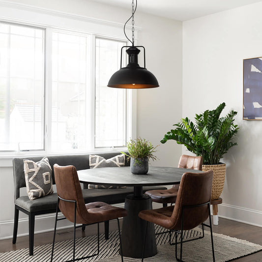 Lunaro | Black Pendant Light – Adjustable Chain Design for Kitchen 4