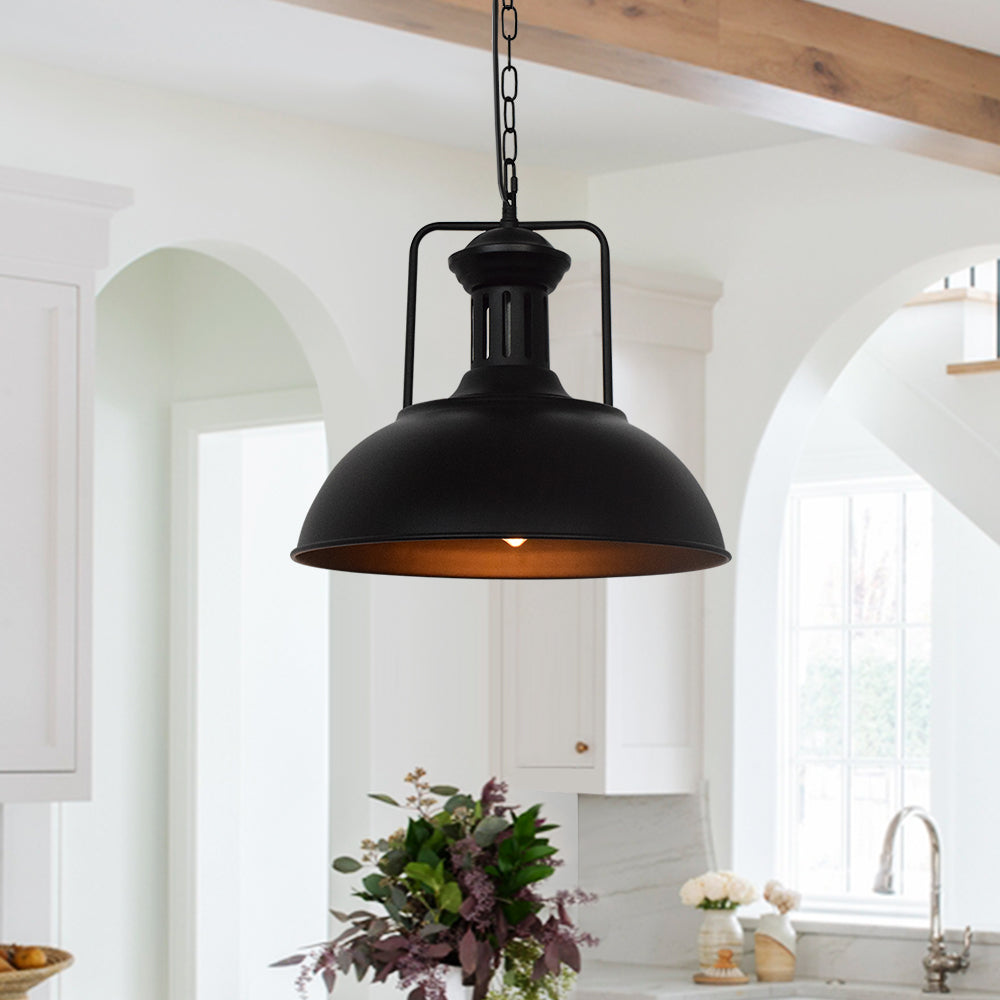 Lunaro | Black Pendant Light – Adjustable Chain Design for Kitchen 5