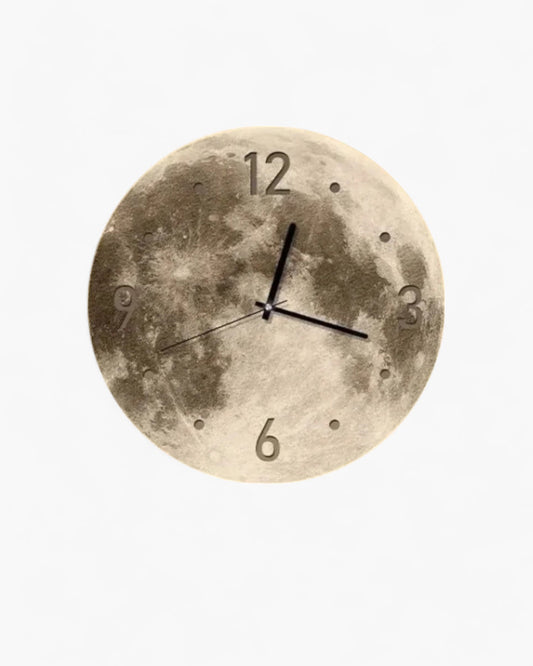 Lunaro | Modern Wall Clock – Celestial Moon Design 0