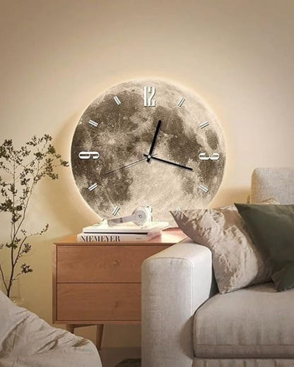 Lunaro | Modern Wall Clock – Celestial Moon Design 3