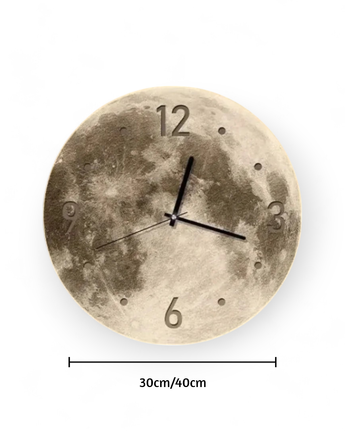 Lunaro | Modern Wall Clock – Celestial Moon Design 4