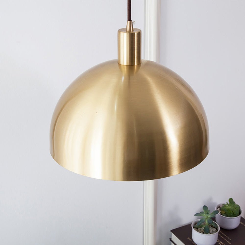 Mid Century Modern Pendant Light – Adjustable Brass Hanging Lamp for Kitchen Island 3