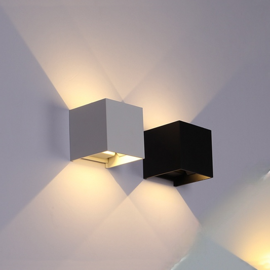 Modern Adjustable Square LED Wall Lamp - Indoor/Outdoor Wall Lights, IP65 Waterproof 1