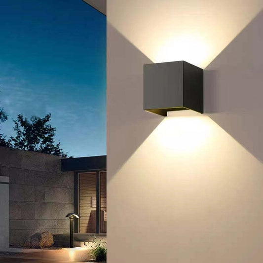 Modern Adjustable Square LED Wall Lamp - Indoor/Outdoor Wall Lights, IP65 Waterproof 2