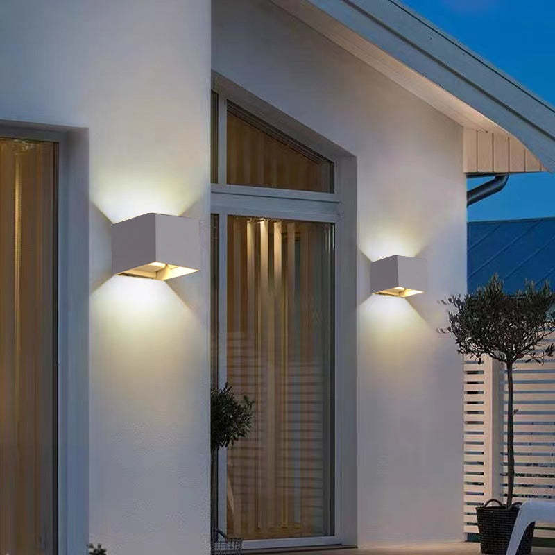 Modern Adjustable Square LED Wall Lamp - Indoor/Outdoor Wall Lights, IP65 Waterproof 3