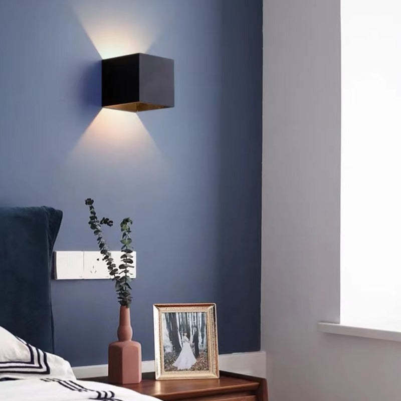 Modern Adjustable Square LED Wall Lamp - Indoor/Outdoor Wall Lights, IP65 Waterproof 6