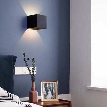 Modern Adjustable Square LED Wall Lamp - Indoor/Outdoor Wall Lights, IP65 Waterproof 6