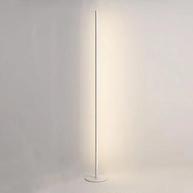 Modern Black Floor Lamp with Dimmable LED Light and Remote Control for Living Room 3