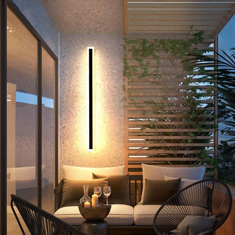 Modern IP65 Waterproof Outdoor Wall Light – Dark Steel Garden & Exterior Illumination 8