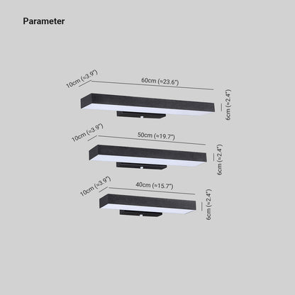 Modern Outdoor Wall Lamp with Motion Sensor - Weather-Resistant Black Exterior Sconce 4