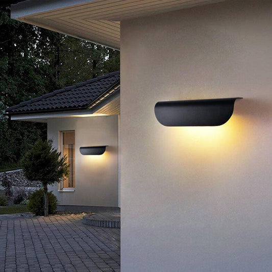 Modern Waterproof Outdoor Wall Light - Energy-Efficient LED Lantern for Garden 2