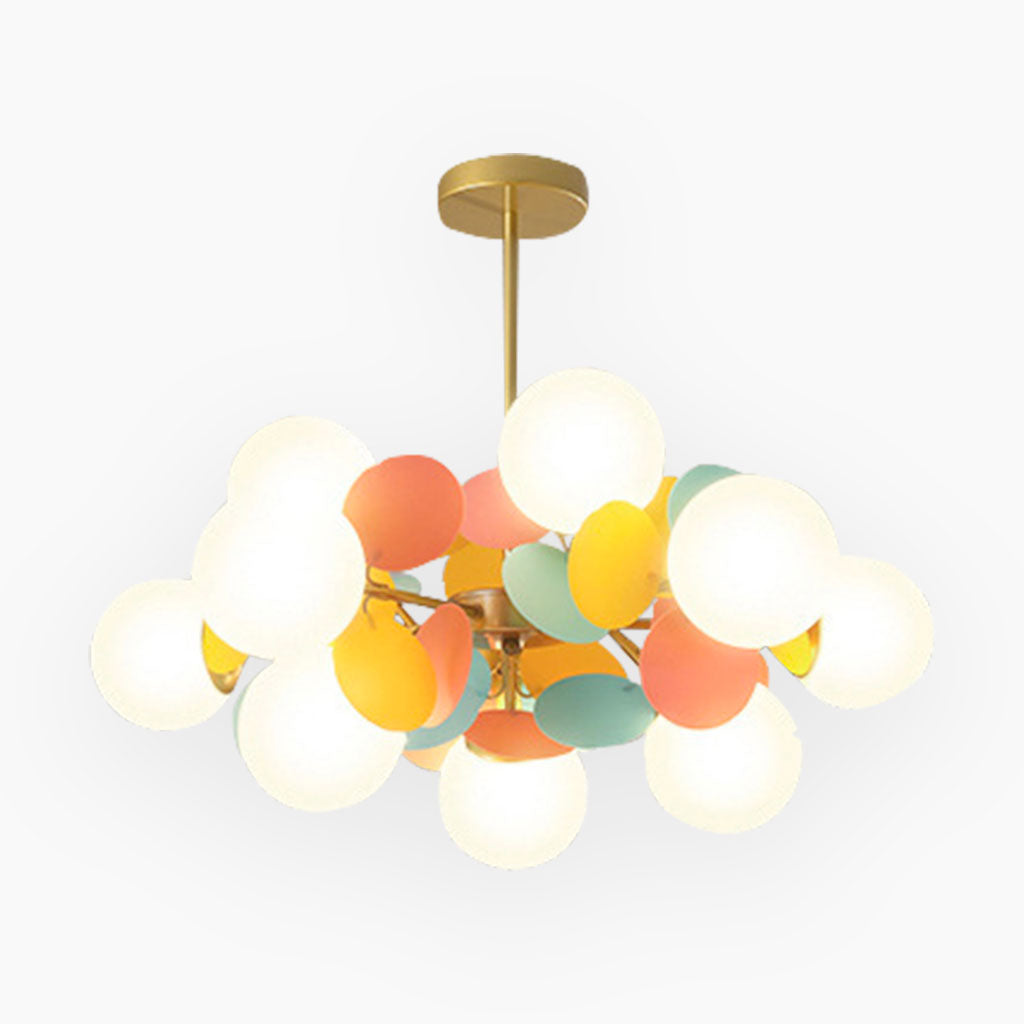 Opalina | Modern Chandelier – Artistic Design with Colorful Lights 11