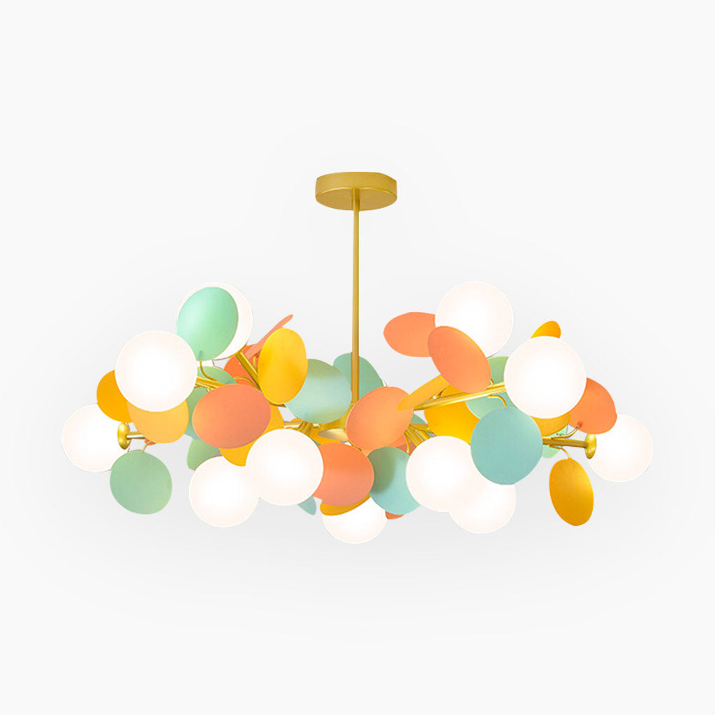 Opalina | Modern Chandelier – Artistic Design with Colorful Lights 12