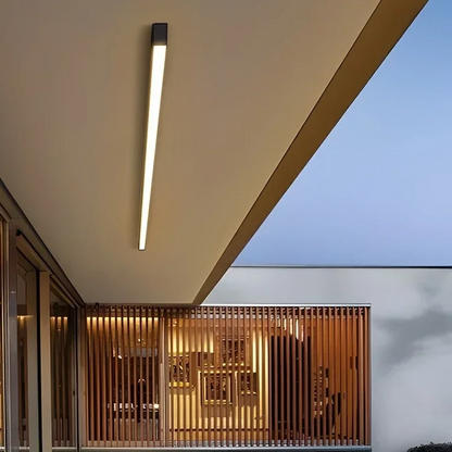 Outdoor Waterproof LED Ceiling Light Fixture – Modern Black or White Design 3