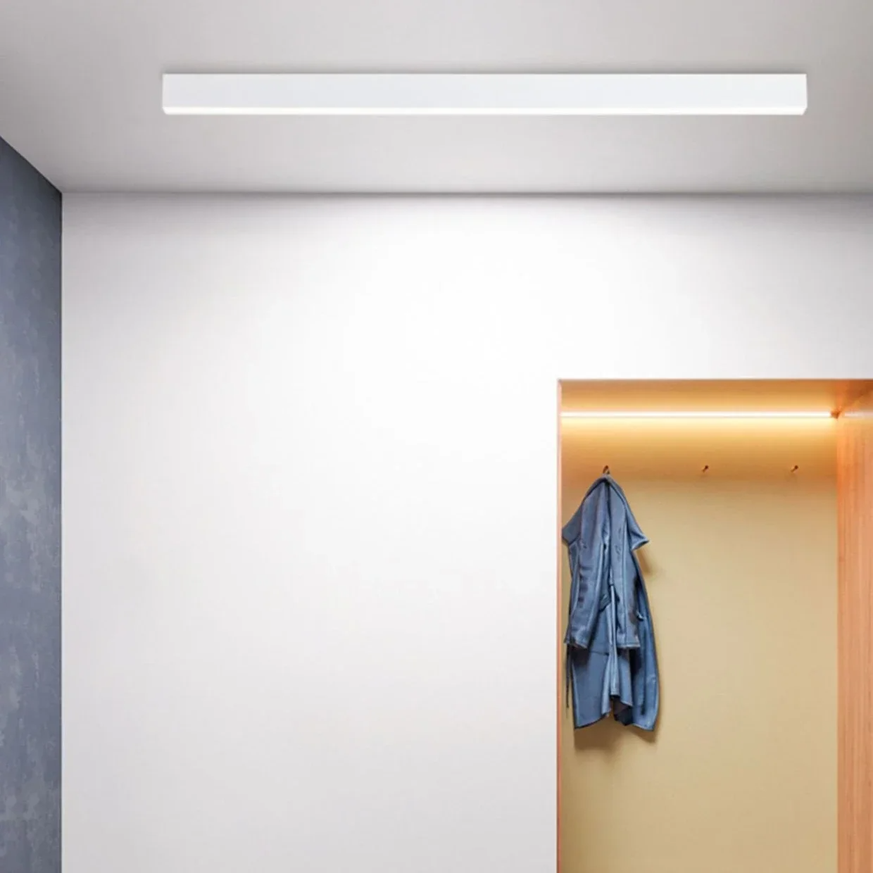 Outdoor Waterproof LED Ceiling Light Fixture – Modern Black or White Design 6