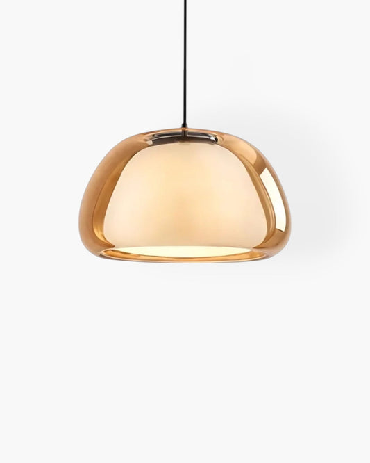 Elegant Glass Pendant Light – Adjustable Color Temperatures, 14cm Dome Design for Kitchen and Dining 2