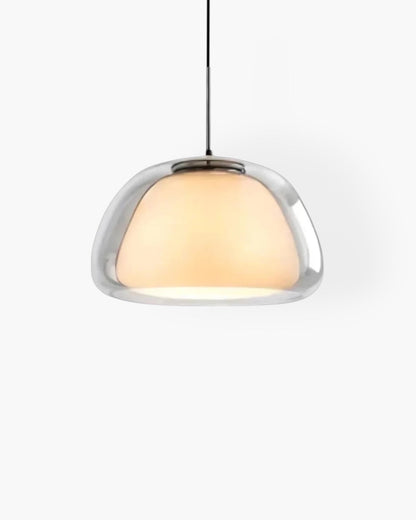 Variant image for Elegant Glass Pendant Light – Adjustable Color Temperatures, 14cm Dome Design for Kitchen and Dining-2