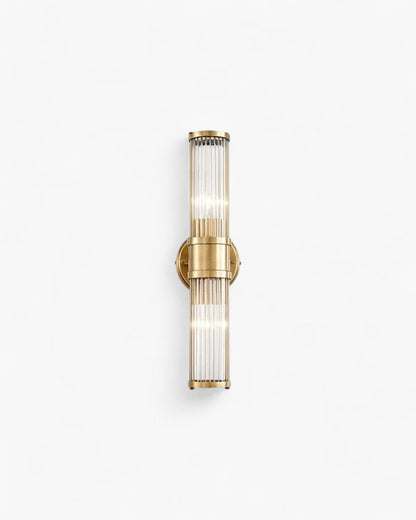 Elegant Crystal Wall Sconce Lighting - 50cm Height, Warm Glow, Space-Saving Design 1