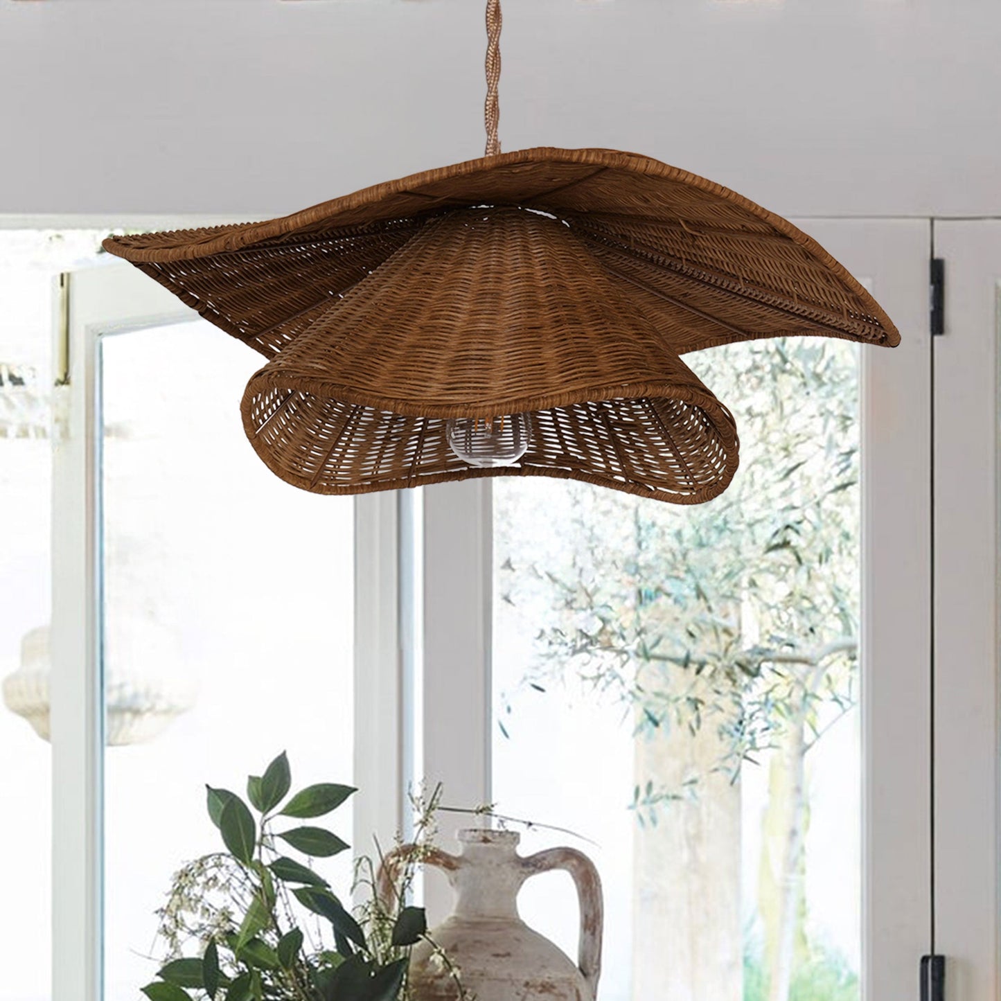Rattara | Rattan Pendant Light – Organic Design for Kitchen or Cozy Spaces 7