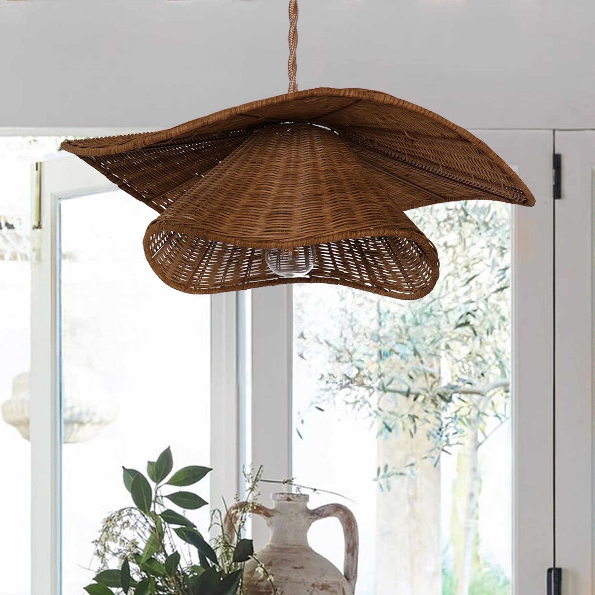 Rattara | Rattan Pendant Light – Organic Design for Kitchen or Cozy Spaces 7