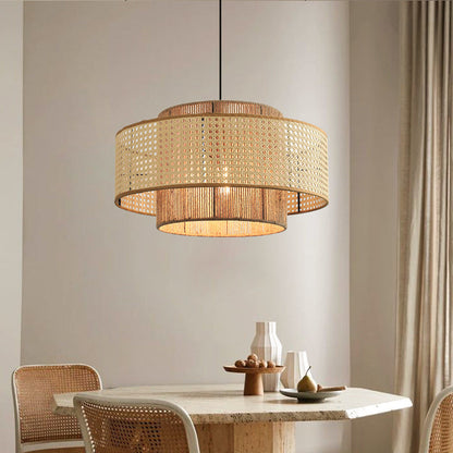Rattoria | Rattan Pendant Light – Handwoven Design for Kitchen and Living Spaces 0