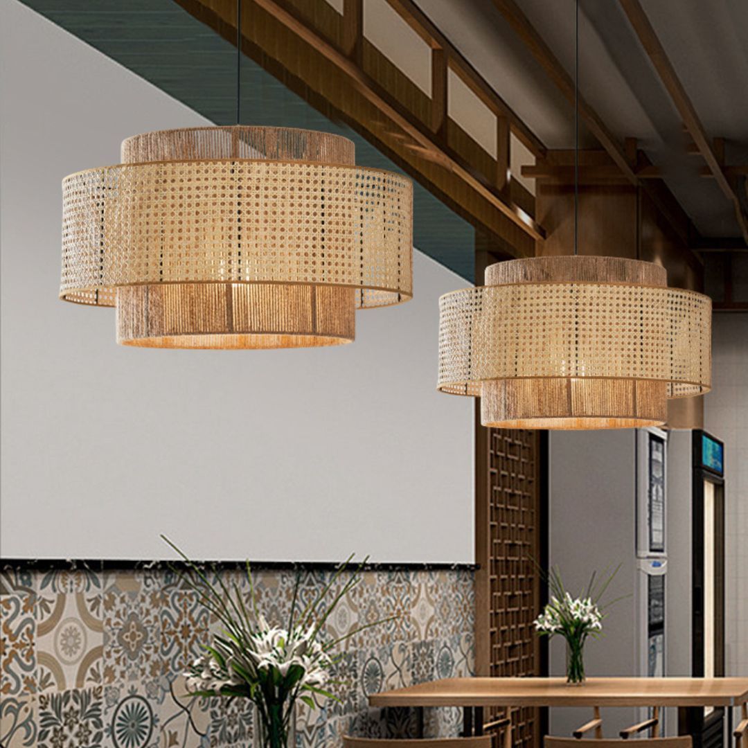 Rattoria | Rattan Pendant Light – Handwoven Design for Kitchen and Living Spaces 7
