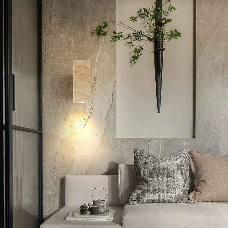 Rokara | Wall Lamp – Elegant Yellow Marble Design for Modern Indoor Lighting 7