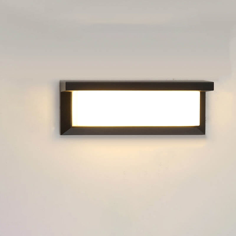 Variant image for Modern LED Outdoor Wall Light with Motion Sensor – Black Aluminum Sconce-2