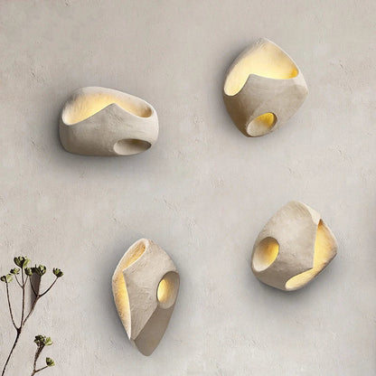 Artistic Resin Wall Lamp with LED Illumination – Modern Sculptural Wall Sconce 6