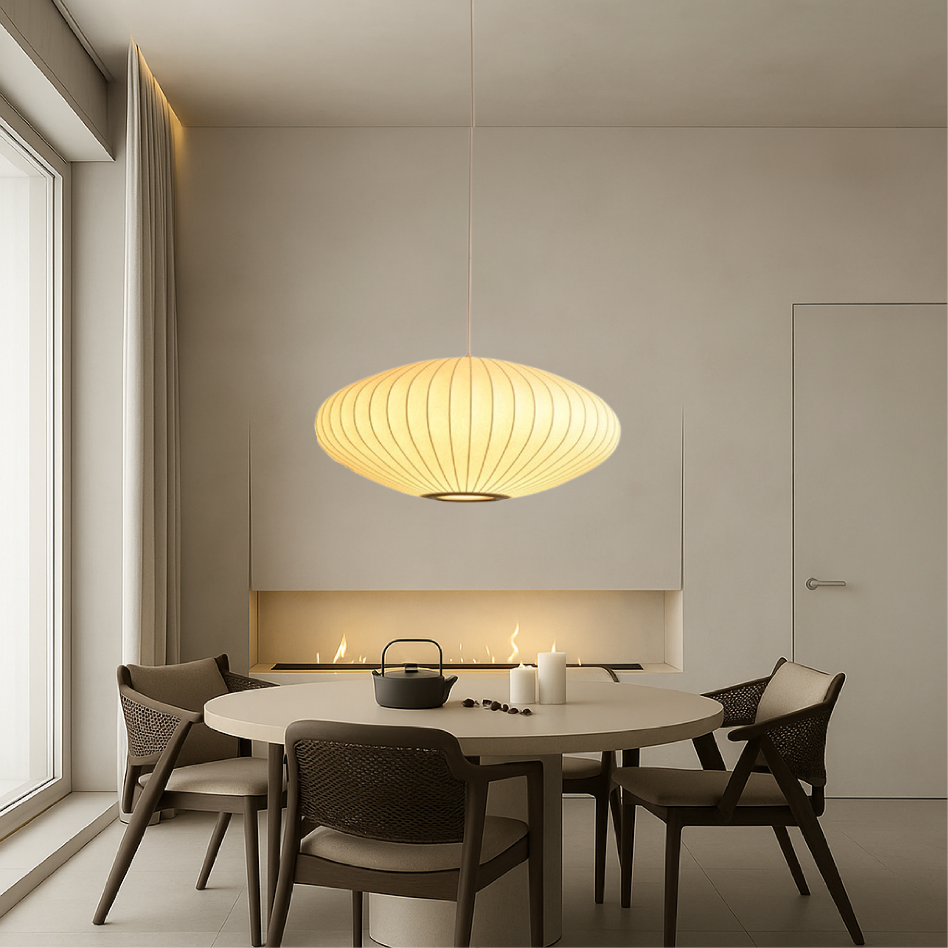 Silkora | Pendant Light – Contemporary Design with Ambient Glow for Kitchen and Dining 6