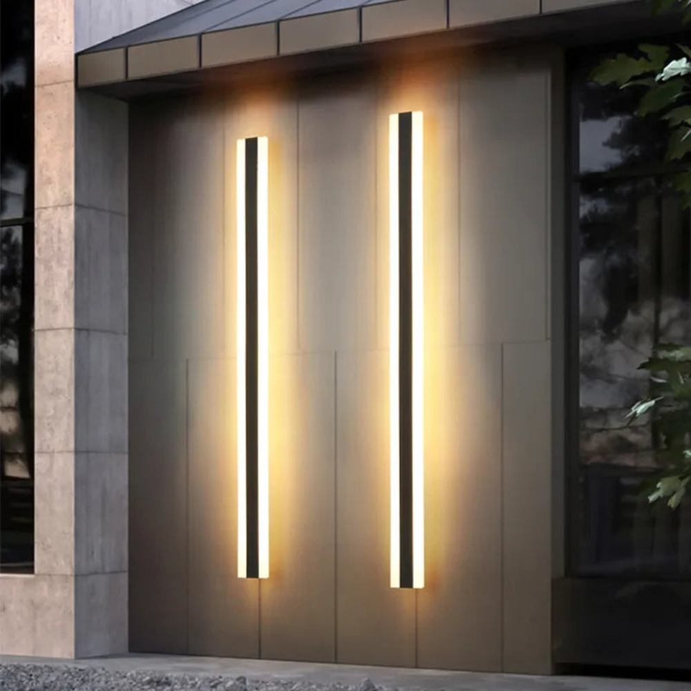 Sleek IP65 Waterproof Outdoor Wall Lamp with Energy-Efficient LED Lighting for Gardens and Patios 1