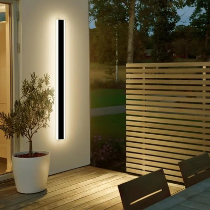 Sleek IP65 Waterproof Outdoor Wall Lamp with Energy-Efficient LED Lighting for Gardens and Patios 7