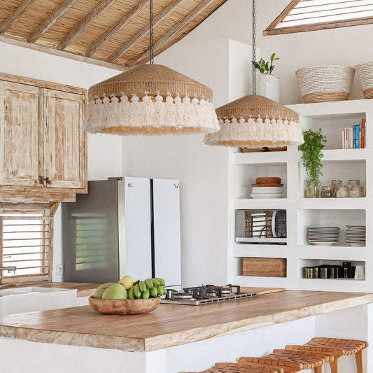 Tasselina | Pendant Light – Handcrafted Hemp Rope Design with Warm Illumination 2