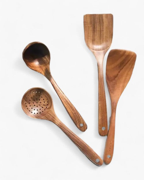 Teakio | Kitchen Utensil Set – Eco-Friendly Teak Wood Design 0