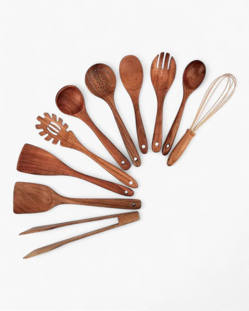 Teakio | Kitchen Utensil Set – Eco-Friendly Teak Wood Design 7