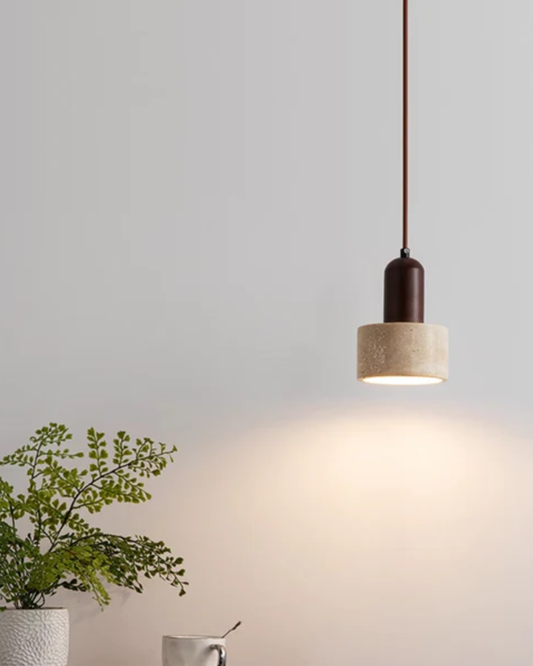 Travertine Pendant Light – Modern Kitchen Pendant Lighting Fixture for Elegant Interiors 2