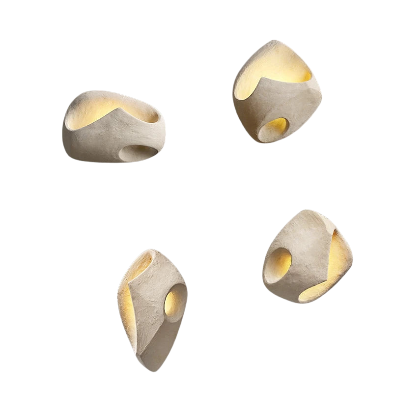 Artistic Resin Wall Lamp with LED Illumination – Modern Sculptural Wall Sconce 2