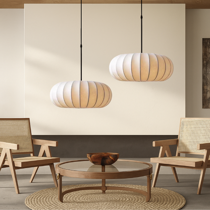 Veralux | Kitchen Pendant Lighting – Handcrafted Silk Shade for Modern Spaces 3