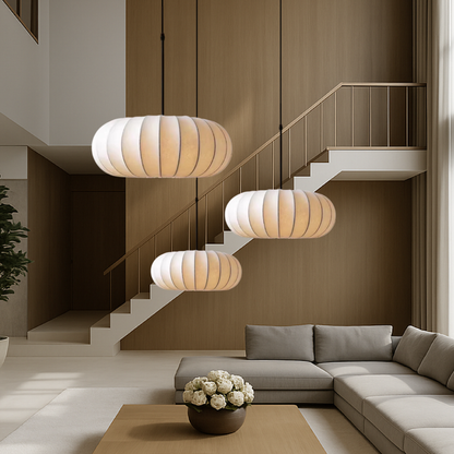 Veralux | Kitchen Pendant Lighting – Handcrafted Silk Shade for Modern Spaces 4