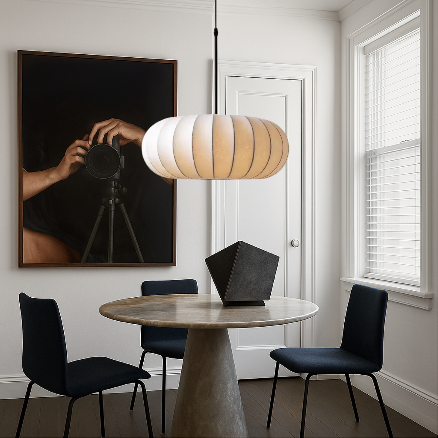 Veralux | Kitchen Pendant Lighting – Handcrafted Silk Shade for Modern Spaces 6